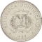 1/2 Peso 1989-1990, KM# 73, Dominican Republic, Native Culture