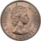 50 Cents 1954-1963, KM# 36, East Africa, Elizabeth II