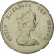 25 Cents 1981-2000, KM# 14, East Caribbean States, Elizabeth II