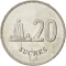 20 Sucres 1988-1991, KM# 94, Ecuador