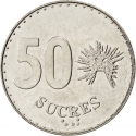 50 Sucres 1988-1991, KM# 93, Ecuador