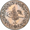 2/10 Qirsh 1883, KM# Pn16, Egypt, Eyalet / Khedivate, Abdul Hamid II