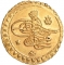 1/2 Zinjirli Altin 1731, KM# 85, Egypt, Eyalet / Khedivate, Mahmud I the Hunchback