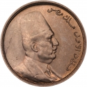 5 Milliemes 1924, KM# 333, Egypt, Fuad I