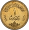 1 Pound 1999, Egypt, Ain Shams University, 50th Anniversary
