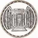 5 Pounds 1994, Egypt, Pharaonic Treasure / Ancient Egyptian Art, Khonsu Temple