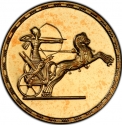 50 Pounds 1994, KM# 781, Egypt, Pharaonic Treasure / Ancient Egyptian Art, Golden Warrior
