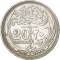 20 Qirsh 1916-1917, KM# 321, Egypt, Hussein Kamel