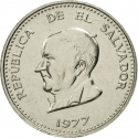 50 Centavos 1970-1977, KM# 140, El Salvador