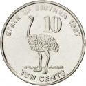 10 Cents 1997, KM# 45, Eritrea