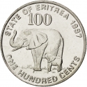100 Cents 1997, KM# 48, Eritrea