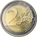 2 Euro 2015, KM# 76, Estonia, 30th Anniversary of the Flag of Europe