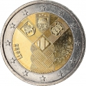 2 Euro 2018, KM# 84, Estonia, 100th Anniversary of Independence of the Baltic States