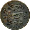 1 Sent 1939, KM# 19, Estonia