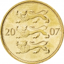 50 Senti 1992-2007, KM# 24, Estonia