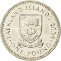 1 Pound 2004, KM# 136, Falkland Islands (Islas Malvinas), Elizabeth II