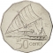 50 Cents 1990-2006, KM# 54a, Fiji, Elizabeth II