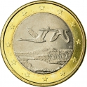 1 Euro 2007-2024, KM# 129, Finland, Republic