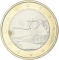 1 Euro 2007-2024, KM# 129, Finland, Republic, Mintmark (Cornucopia) on inner circle