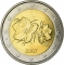 2 Euro 2006-2024, KM# 130, Finland, Republic, Mintmark (Cornucopia) on outer ring