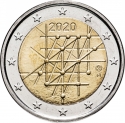 2 Euro 2020, KM# 295, Finland, Republic, 100th Anniversary of the University of Turku