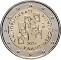 2 Euro 2024, Finland, Republic, State of Finland, Elections and Democracy
