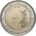 2 Euro 2023, KM# 311, Finland, Republic, State of Finland, Social and Health Services