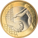 5 Euro 2016, KM# 238, Finland, Republic, Sports, Athletics