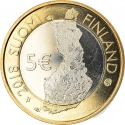 5 Euro 2018, KM# 271, Finland, Republic, Finnish National Landscapes, Koli