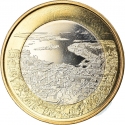 5 Euro 2018, KM# 272, Finland, Republic, Finnish National Landscapes, Maritime Helsinki