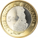 5 Euro 2018, KM# 272, Finland, Republic, Finnish National Landscapes, Maritime Helsinki
