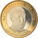 5 Euro 2017, KM# 257, Finland, Republic, Presidents of Finland, Risto Ryti