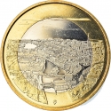 5 Euro 2018, KM# 278, Finland, Republic, Finnish National Landscapes, Tammerkoski
