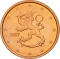 2 Euro Cent 2007-2024, KM# 99, Finland, Republic, Mintmark (Cornucopia) left of date