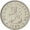 10 Penniä 1983-1990, KM# 46a, Finland, Republic