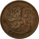 5 Penniä 1918-1940, KM# 22, Finland, Republic