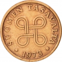 5 Penniä 1963-1977, KM# 45, Finland, Republic