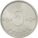 5 Penniä 1977-1990, KM# 45a, Finland, Republic
