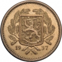 20 Markkaa 1931-1939, KM# 32, Finland, Republic