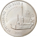 10 Euro 2003, KM# 112, Finland, Republic, 300th Anniversary of Saint Petersburg