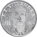 10 Euro 2013, KM# 201, Finland, Republic, Eurostar - European Writers, 125th Anniversary of Birth of Frans Eemil Sillanpää