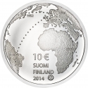 10 Euro 2014, KM# 219, Finland, Republic, 100th Anniversary of Birth of Ilmari Tapiovaara