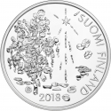20 Euro 2018, Finland, Republic, 200th Anniversary of Birth of Zacharias Topelius