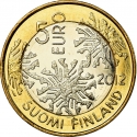 5 Euro 2012, KM# 185, Finland, Republic, Northern Nature, Fauna