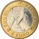 5 Euro 2012, KM# 183, Finland, Republic, 2012 Ice Hockey World Championship in Helsinki and Stockholm