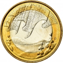 5 Euro 2012, KM# 186, Finland, Republic, Northern Nature, Winter