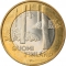 5 Euro 2013, KM# 198, Finland, Republic, Provincial Buildings, Satakunta - Sammallahdenmäki