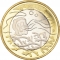 5 Euro 2014, KM# 206, Finland, Republic, Northern Nature, Waters