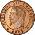 1 Centime 1861-1870, KM# 795, France, Napoleon III