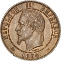 10 Centimes 1861-1865, KM# 798, France, Napoleon III